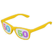 50歳の誕生日パーティー、おもしろい50 キッズサングラス (アングル)