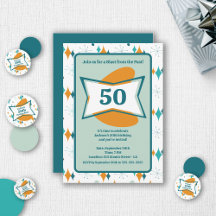 50歳の誕生日パーティー レトロミッドセンチュリー 何歳でも