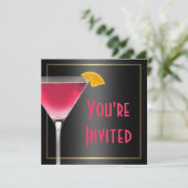 50歳の誕生日パーティー 招待状 (スタンド正面)