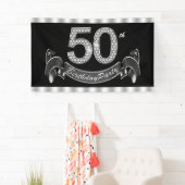 50歳の誕生日パーティー 横断幕 (インサイチュ)