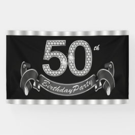 50歳の誕生日パーティー 横断幕