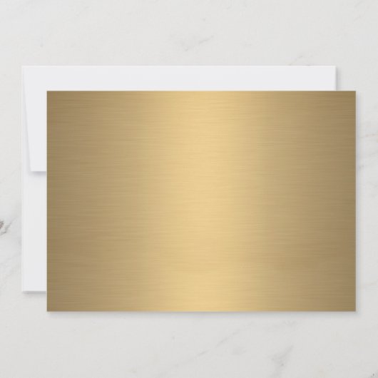 50歳の誕生日パーティ祝フェイクーの宝石紙吹雪 招待状 (裏面)