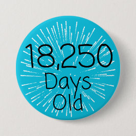 50歳の誕生日ピンバッジ50歳50歳 缶バッジ