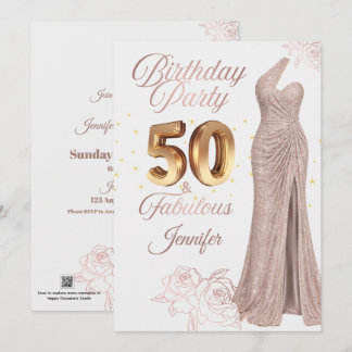 50歳の誕生日フォトグリーティングカード|オーダーメイド シーズンカード