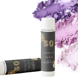 50歳の誕生日ブラック金ゴールドヒョウ動物パーティー