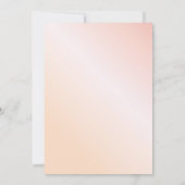 50歳の誕生日ブルゴーニュ花模様バラ金ゴールド幾何学的 招待状 (裏面)