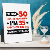 50歳の誕生日プレゼント フォトプラーク (側面)