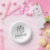 50歳の誕生日ミニマルパーティー ペーパーボウル (パーティー)