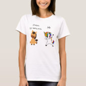 50歳の誕生日ユニコーン面白い馬ダビングギフト Tシャツ (正面)