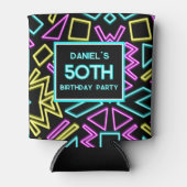50歳の誕生日レトロ写真缶クーラー 缶クーラー (正面)