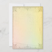 50歳の誕生日ヴィンテージデザインの招待状 招待状 (裏面)