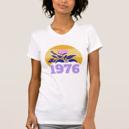 50歳の誕生日年太陽花黄色モダンかわいい Tシャツ