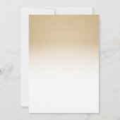 50歳の誕生日招待状 ゴールドのストリングライト 招待状 (裏面)