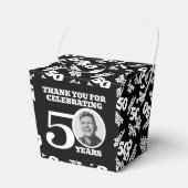 50歳の誕生日記念の写真 白黒 フェイバーボックス (正面サイド)