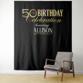 50歳の誕生日記念写真用背景 タペストリー (インサイチュ)