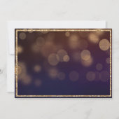 50歳の誕生日輝きの節目招待状 招待状 (裏面)