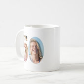 50歳の誕生日 カスタム2枚の写真 コーヒーマグカップ (正面左)
