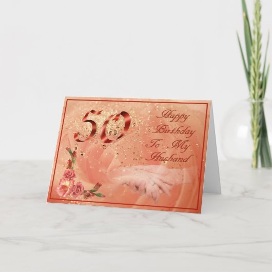 50歳の誕生日 カード (正面)