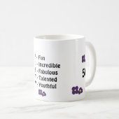 50歳の誕生日 コーヒーマグカップ (正面右)
