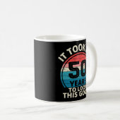 50歳の誕生日 コーヒーマグカップ (正面右)