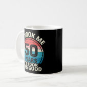 50歳の誕生日 コーヒーマグカップ (正面左)
