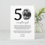 50歳の誕生日 サンキューカード (スタンド正面)