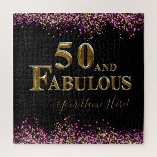 50歳の誕生日 ジグソーパズル (縦)