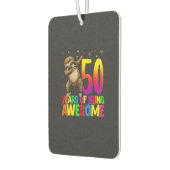 50歳の誕生日 スラッグ ダブ 50歳の誕生日 カーエアーフレッシュナー (左)