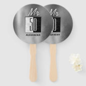 50歳の誕生日 ハンドファン (正面&裏面)