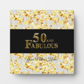 50歳の誕生日 フォトプラーク (正面)