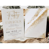 50歳の誕生日　ブランチへの招待 招待状