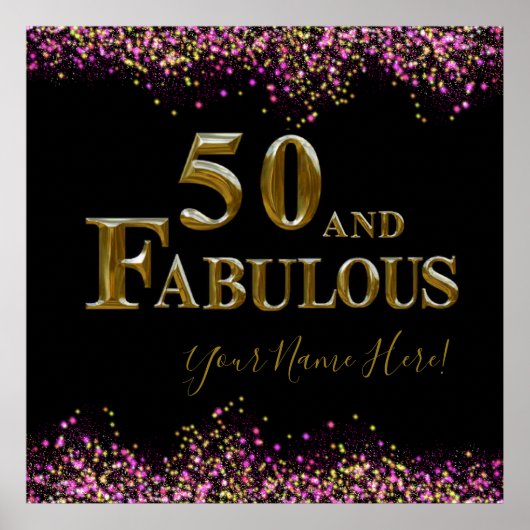 50歳の誕生日 ポスター (正面)