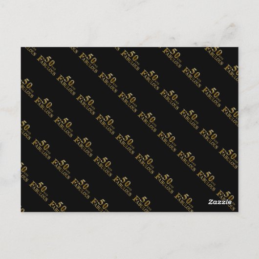 50歳の誕生日 ポストカード (裏面)