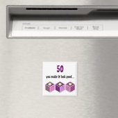 50歳の誕生日 マグネット (インサイチュ (食洗機))