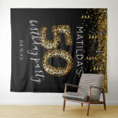 50歳の誕生日 レパード柄 フォトバックドロップ タペストリー (インサイチュ(横))