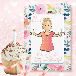 50歳の誕生日 女性 カートゥーン 皮肉っぽい サッシー カード