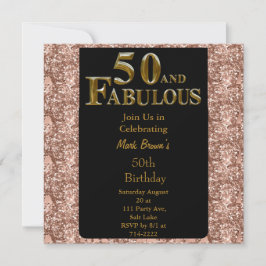 50歳の誕生日 招待状
