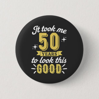 50歳の誕生日 缶バッジ
