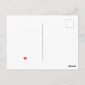 50歳の誕生日 面白い誕生日カード ネクタイ ポストカード (裏面)