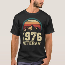 50歳の誕生日 1976 レトロマウンテンサンシャインビンテージ Tシャツ