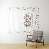 50歳の誕生日 50 アンド ファビュラス ゴールド パーティー 背景 タペストリー (インサイチュ(横))