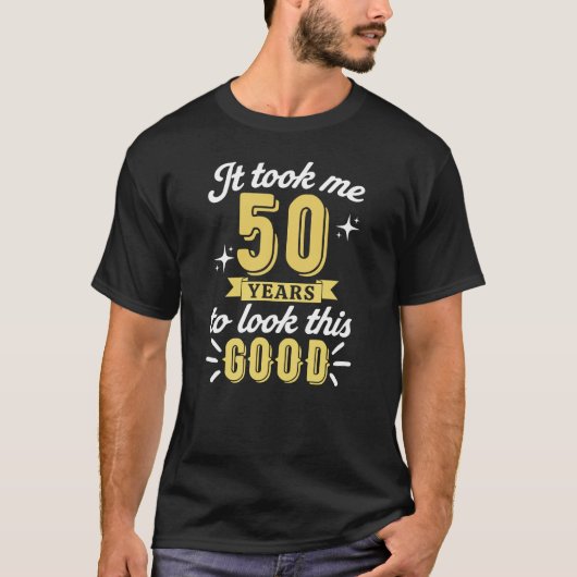 50歳の誕生日 Tシャツ (正面)