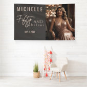 50歳の輝かしいバースデーパーティー 横断幕 (インサイチュ)