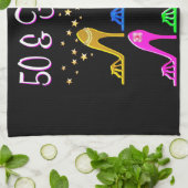 50歳のSTILETO QUEEN キッチンタオル (折り畳み)