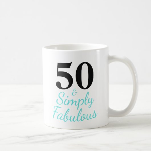50歳は素晴らしい コーヒーマグカップ (右)