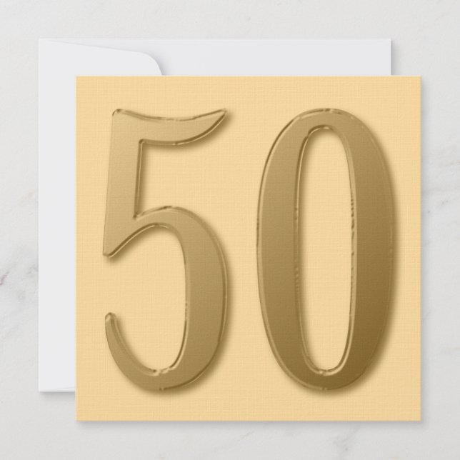 50歳は黄金の歳 (正面)