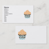 50歳はTシャツとギフトが大好き 名刺 (正面/裏面)