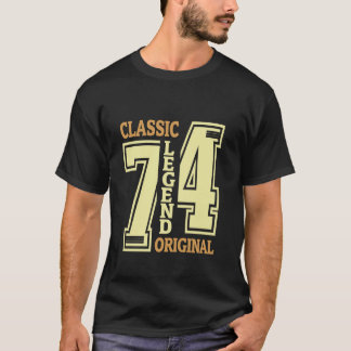 50歳クラシック1974レジェンドオリジナル50th Bir Tシャツ