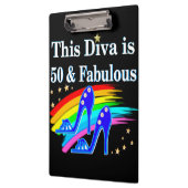 50歳スタイリッシュのシュークイーン クリップボード (左)