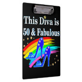 50歳スタイリッシュのシュークイーン クリップボード (右)